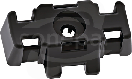 S3SB15CBM8-PA6GF30-BK czarny (500) Element mocujący do dużych obciążeń