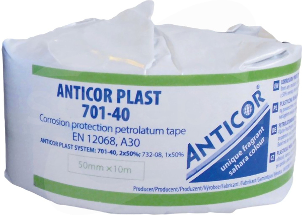 ANTICOR Plast 701-40 50mm 10m Taśma antykorozyjna