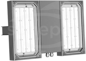 EXL380LED-090-E8-35E-30-11M20-NIRO-GL-malowany Oprawa przeciwwybuchowa LED Ex 21 2,22
