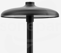 RING 2 LED 24 z głowica typ A 4000K optyka VS Oprawa LED parkowa anod. inox