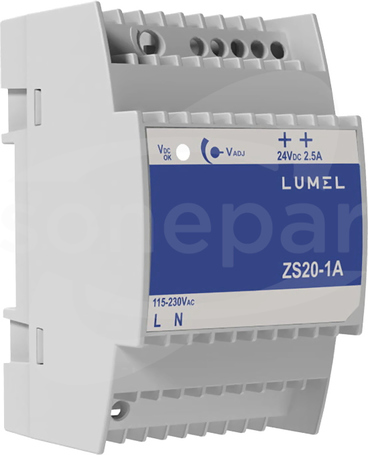 ZS20-1A 24VDC 2,5A 60W Zasilacz
