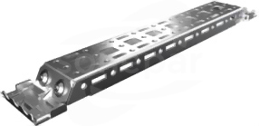 AX 250mm (4szt) Szyna do zabudowy wewnętrznej
