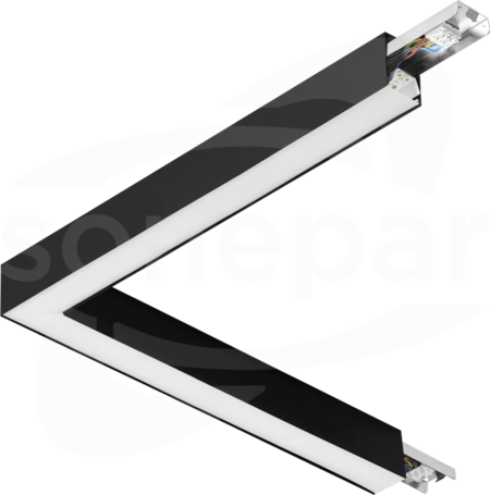 BARIS 52 LED N/Z ŁĄCZNIK 17W CZARNY Oprawa LED