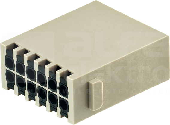 HAN MODULAR 12 10A 250V 0,25-1,5mm2 Wkład stykowy do złącz męski