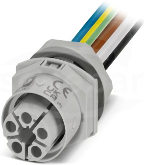 IPD W 5P2,5 F 0,5 M25 GY Panel feed-through