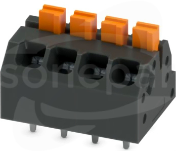 SPTAF 1/ 4-3,5-EL BK Terminal przyłączeniowy do PCB