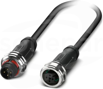 SAC-4P-P12MS/ 0,3-PUR/P12FS Kabel czujnika/urządzenia wykonawczego