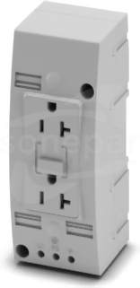 EO-AB/UT/LED/DUO/V/GFI/20 Gniazdko podwójne