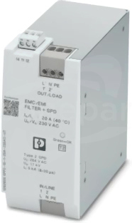SFP2-1S-1-20A-230AC-UT Filtr EMV (filtr sieciowy)