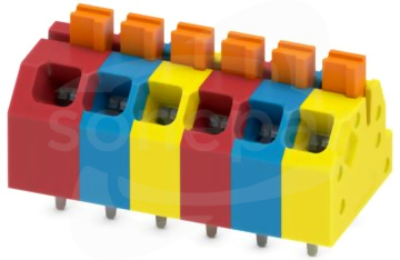 SPTAF 1/ 6-3,5-EL MC:RD,BU,YE Terminal przyłączeniowy do PCB