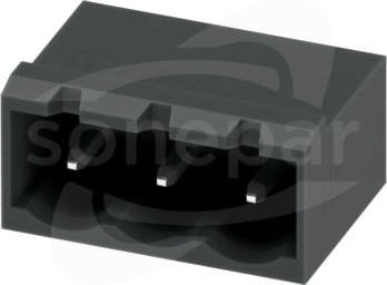 MSTBA 2,5 HC/ 3-G-5,08 BK PCB header
