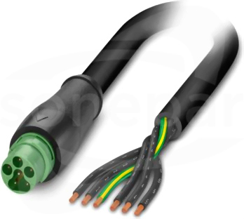 SAC-6P-S15MS/ 5,0-PUR PE Kabel mocy