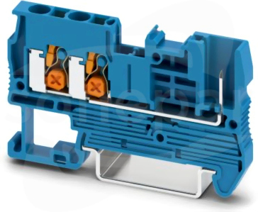 XT 2,5-TWIN/1P BU Feed-through terminal block