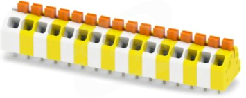 SPTAF 1/16-3,5-EL MC:WH/YE Terminal przyłączeniowy do PCB