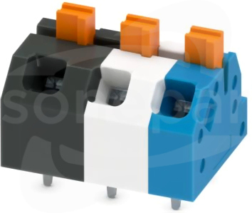SPTAF 1/ 3-5,0-EL MCBK/WH/BU Terminal przyłączeniowy do PCB
