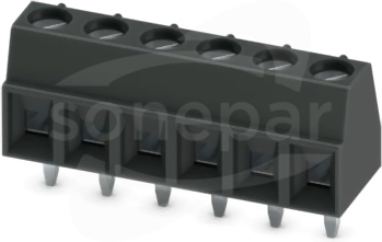 MKDS 1/ 6-3,81 BK Terminal przyłączeniowy do PCB