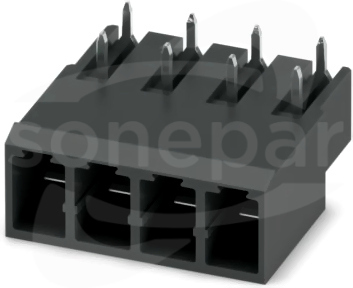 PC 4/ 4-GU-7,62 BK Gniazdo do PCB