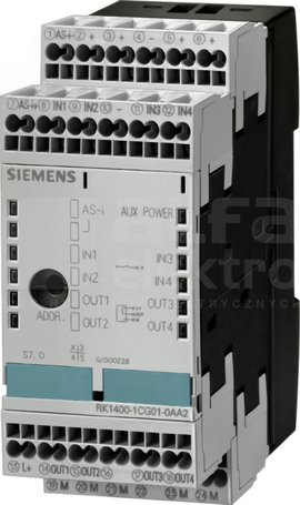 AS-I SLIMLINE S45 4DI/4DO Moduł wejść/wyjść cyfrowych
