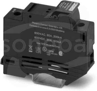 UK 10,3-CC HESILED N 72 Zabezpieczający zacisk szeregowy