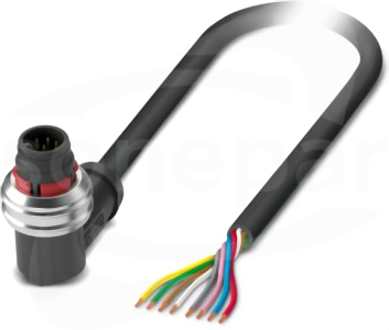 SAC-8P-P12MR/10,0-PUR Sensor/actuator cable