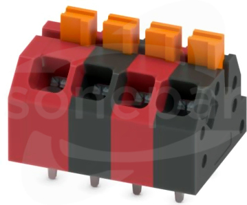 SPTAF 1/ 4-3,5-EL MC:RD-BK PCB terminal block