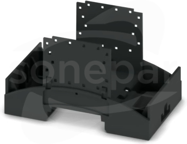 BC 53,6 UT HBUS BK W/ORG CLP Mounting base housing