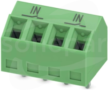SMKDS 1/ 4-3,81 BD:IN-IN PCB terminal block