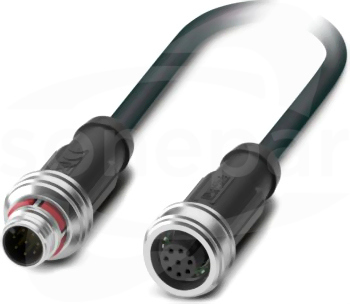 SAC-8P-P12MS/ 3,0-PUR/P12FS SH Sensor/actuator cable