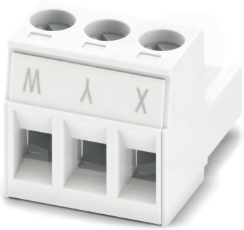 MSTB 2,5/ 3-ST WH BD:W-XSO PCB connector