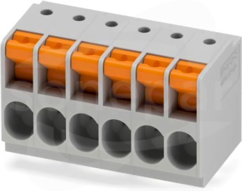 TDPT 4/ 6-SP-6,35-ZB GY PCB terminal block