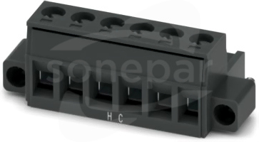 MSTB 2,5 HC/ 6-STF-5,08 BK PCB connector