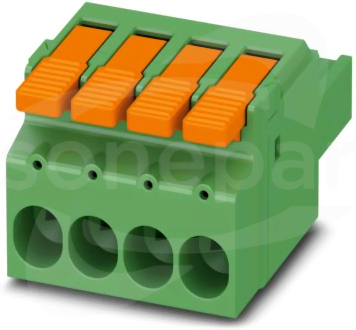 LPC 6/ 2-ST-7,62BK BD:+48V-GND PCB connector