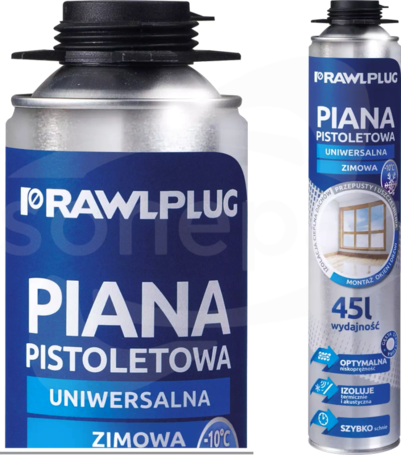 RPP-45-W Piana montażowa pistoletowa 750ml, wydajność 45l, zimowa