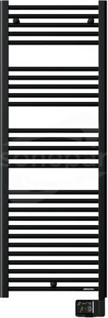 THEOLA BLACK 400W 400x1265 czarny Suszarka łazienkowa