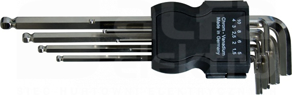 1,5-10mm Zestaw kluczy imbusowych długich