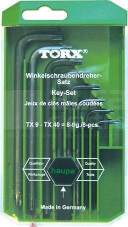 Tx9-40 Zestaw imbusów kątowych