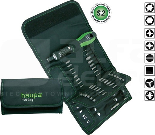 FLEX BAG Zestaw śrubokrętów z grzechotką
