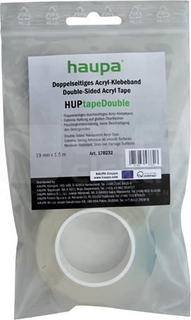 HUPTAPEDOUBLE 19mmx1,5m Taśma klejąca dwustronna akrylowa