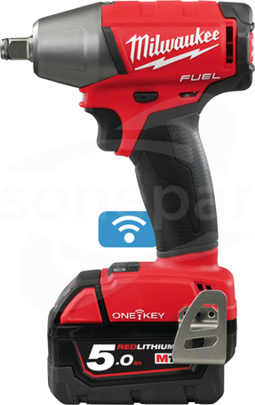 M18ONEIWF12-502X FUEL ONE-KEY 1/2 Klucz udarowy akumulatorowy z pierścieniem zabezp.