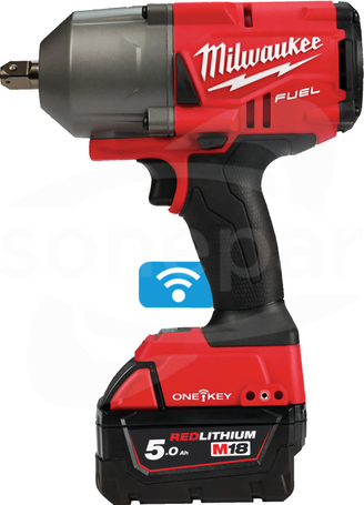 M18ONEFHIWP12-502X FUEL ONE-KEY 1/2'' Klucz udarowy akumulatorowy z pierścieniem zabezp.