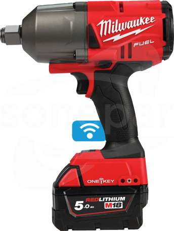 M18ONEFHIWF34-502X FUEL ONE-KEY 3/4'' Klucz udarowy akumulatorowy z pierścieniem zabezp.
