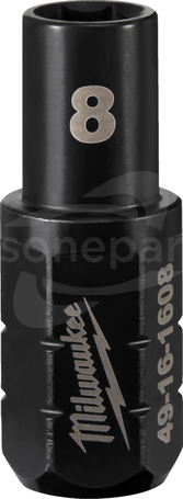 HEX 8 mm Nasadka przelotowa