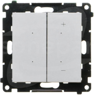 SIMON55 Ściemniacz LED aluminium mat Ściemniacz LED klawiczowy