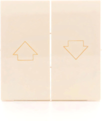 SIMON54 kremowy Klawisz łącznika żaluzjowego