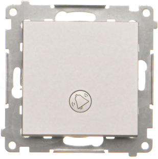 SIMON55 aluminium mat Przycisk podświetlany dzwonek