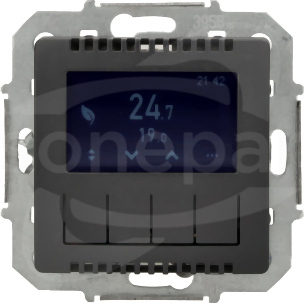 Simon 82 16A 3600W AC1 grafit Regulator temperatury z wyświetlaczem