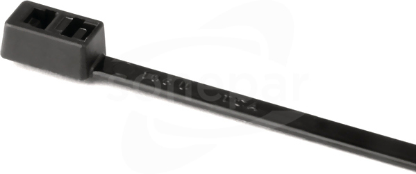 T50LDH-PA66W-BK 395x4,7mm czarny Opaska kablowa do prowadzenia równoległego