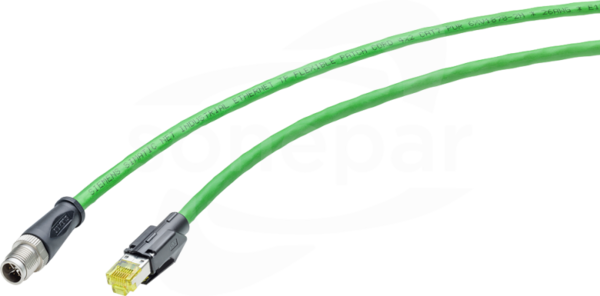 IE TP Cord M12-180/RJ45-180 Przewód do transmisji danych