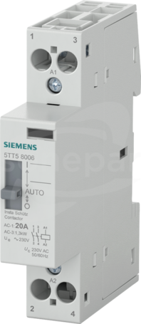 5TT58006 230VAC 20A 2NO SIEMENS STYCZNIK