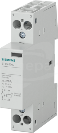 5TT58000 230VAC 20A NO SIEMENS STYCZNIK